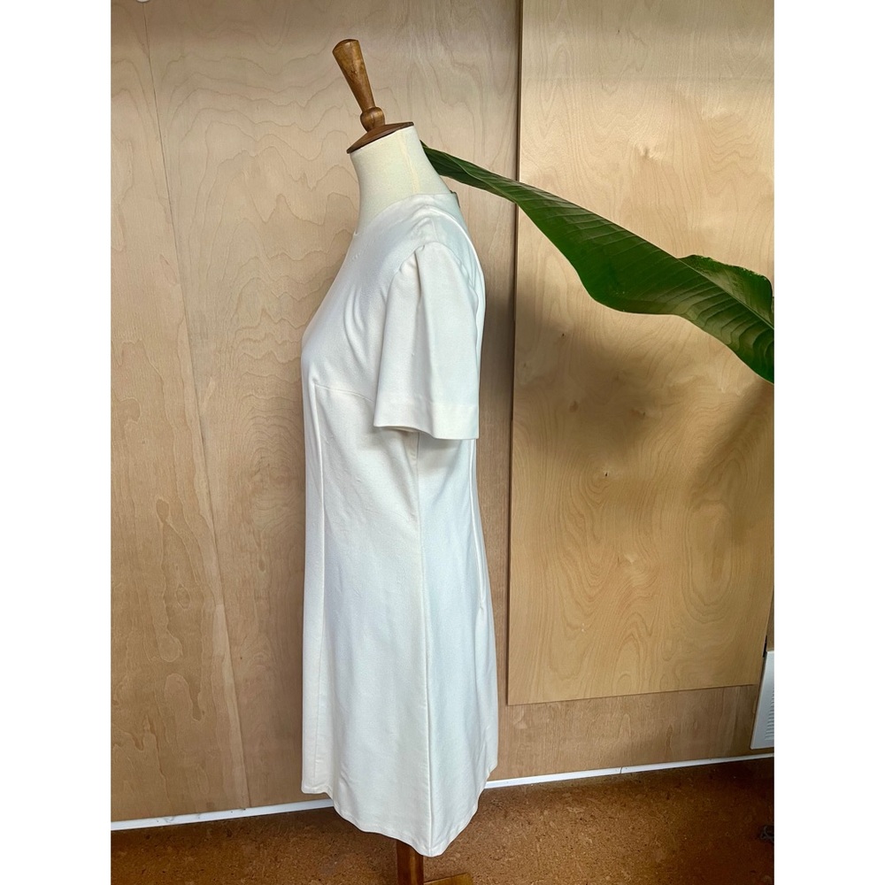 Vintage Off/Cream White Basic Layering Dress - image 5